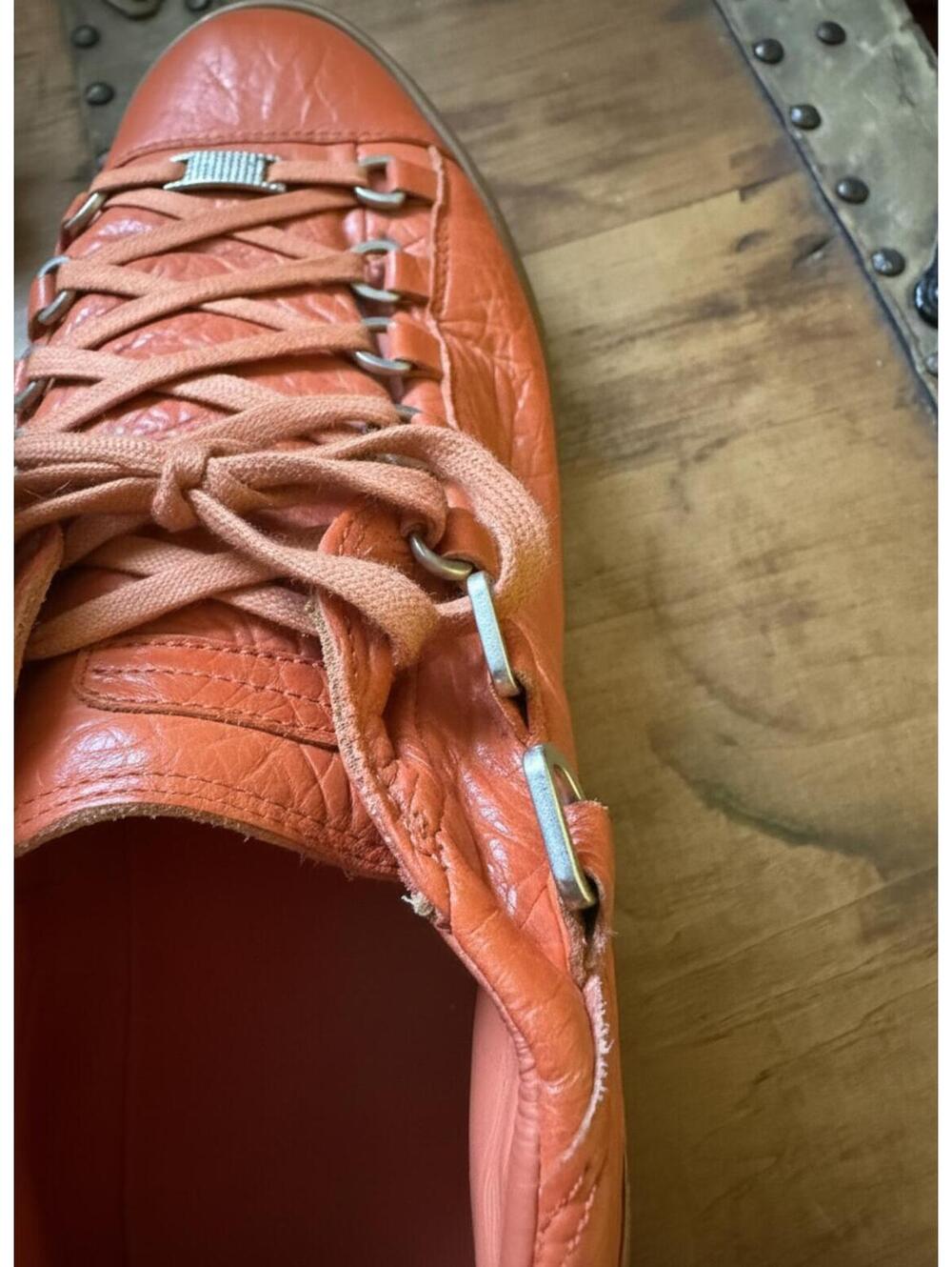 Rare Size 10 Orange Balenciaga Mens - Picture 4 of 5